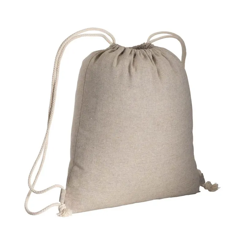 RucSăculeț din bumbac reciclat, cu șnur, de 150 g/m²