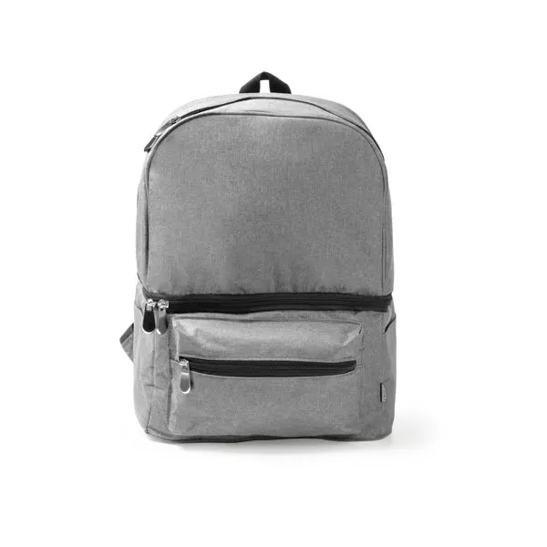 Rucsac Soloy din RPET 300D cu fermoar