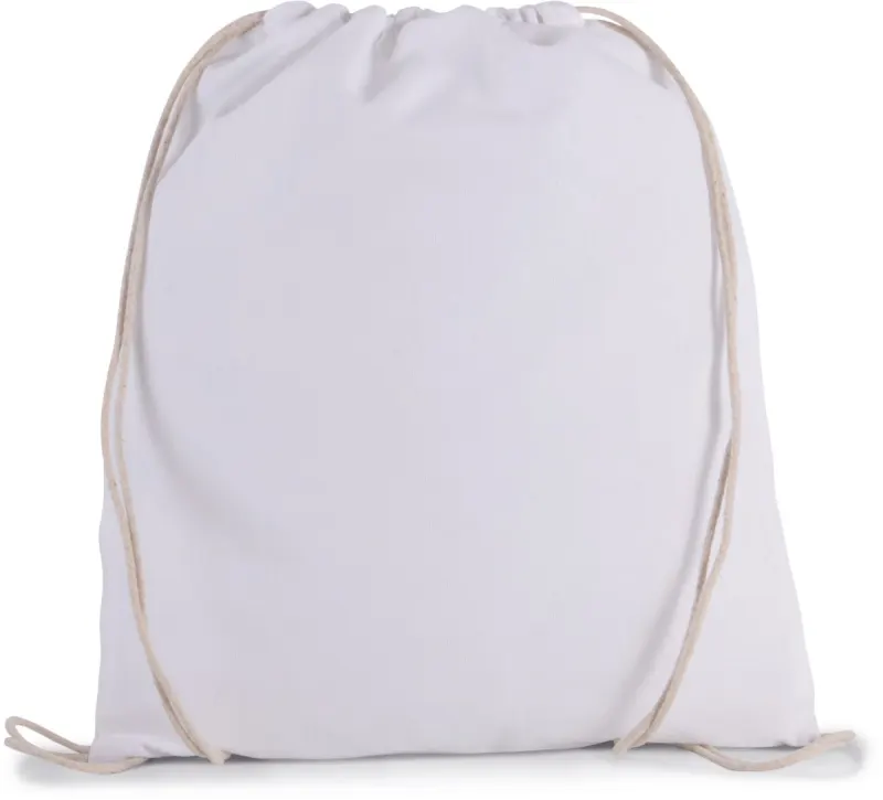 Organic cotton small drawstring bag
