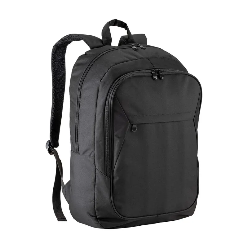 Rucsac pentru laptop din poliester 300D, de 17 inch, cu trei buzunare – cu personalizare logo