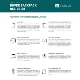 Rucsac din material textil și PU Rover backpack Ii – cu personalizare logo — fotografia 4