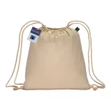 RucSăculeț din bumbac FAIRTRADE ® de 140 g/m², cu închidere cu șnur — fotografia 2