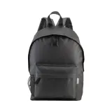 Rucsac din poliester reciclat (R-PET) cu buzunar exterior cu fermoar – cu personalizare logo — fotografia 2