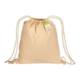 RucSăculeț din bumbac organic de 220 g/m², cu închidere cu șnur — fotografia 2
