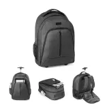 Rucsac troler pentru laptop 15.6'' din poliester 600D Eindhoven – cu personalizare logo — fotografia 2