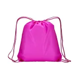 Rucsac din poliester fluorescent 210T, cu închidere cu șnur și colțuri întărite – cu personalizare logo — fotografia 2