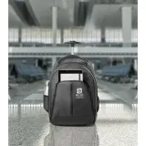 Rucsac troler pentru laptop 15.6'' din poliester 600D Eindhoven – cu personalizare logo — fotografia 4