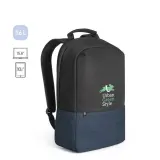 Rucsac anti-furt din poliester reciclat de înaltă densitate 600D Genoa Bpack – cu personalizare logo — fotografia 6