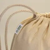 RucSăculeț din bumbac organic de 220 g/m², cu închidere cu șnur — fotografia 5