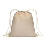 RucSăculeț din bumbac reciclat de 180 g/m², cu închidere cu șnur — fotografia 2