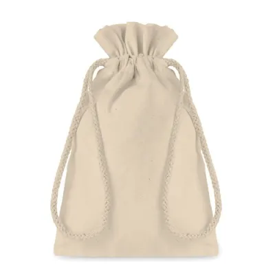 Pungă mică din bumbac cu șnur Taske Small 105 g/m²