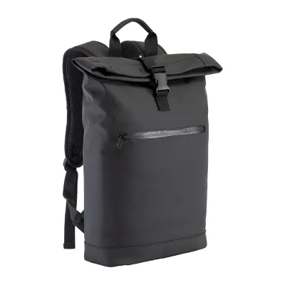 Rucsac pentru laptop din PU moale, rezistent la apă (15") – cu personalizare logo