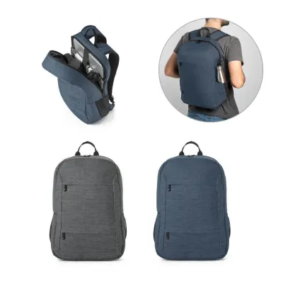 Rucsac pentru laptop din poliester reciclat 300D Business – cu personalizare logo