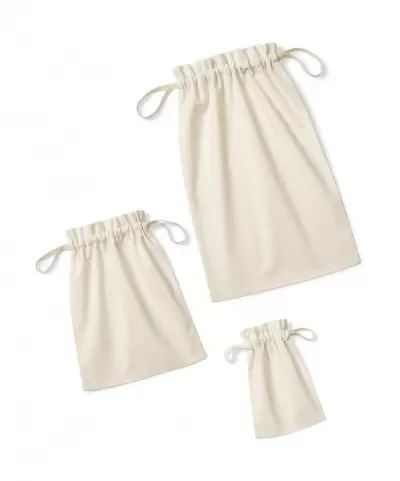 Săculeți bumbac organic Organic Cotton Drawcord Bag