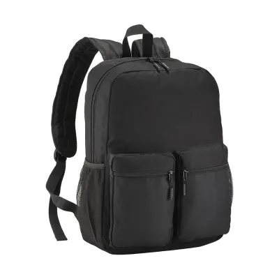 Rucsac din poliester 600D cu 5 buzunare, două buzunare laterale din plasă și bretele reglabile – cu personalizare logo
