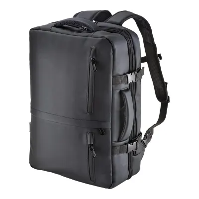 Rucsac de călătorie cu compartiment pentru laptop (15) din poliester 600D cu strat de PU rezistent la apă – cu personalizare logo