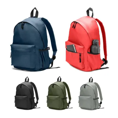 Rucsac clasic cu un design atemporal din poliester reciclat 600D Rosario – cu personalizare logo