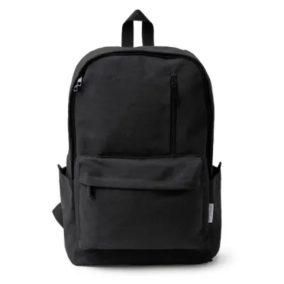 Rucsac Hudson din bumbac reciclat 330 g/m² cu fermoar