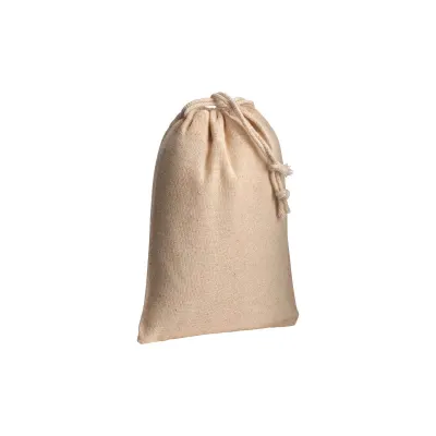 Pungă din bumbac cu șnur, 120 g/m², 10 x 14 cm – cu personalizare logo