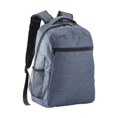 Rucsac pentru laptop (15'') din poliester cu efect melanj – cu personalizare logo