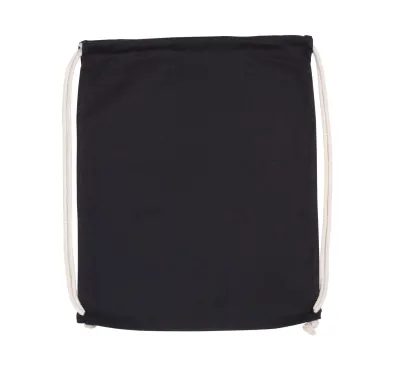 Organic cotton backpack with drawstring bag carry handles