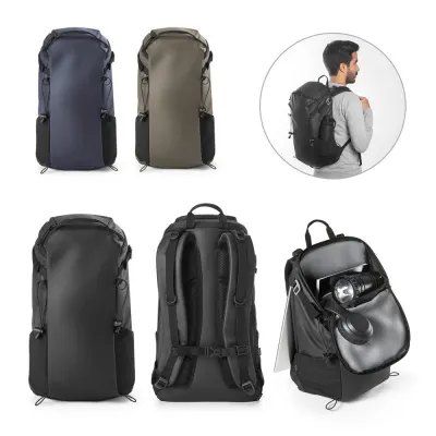 Rucsac pentru drumeții cu protecție impermeabilă Alasca – cu personalizare logo