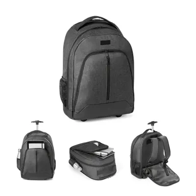 Rucsac troler pentru laptop 15.6'' din poliester 600D Eindhoven – cu personalizare logo