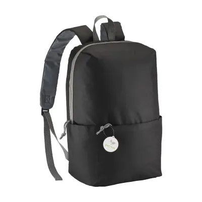 Rucsac din poliester fără PVC, cu patru buzunare și curele de umăr reglabile – cu personalizare logo