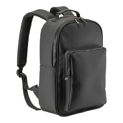 Rucsac pentru laptop (15) din PU moale, rezistent la apă. – cu personalizare logo