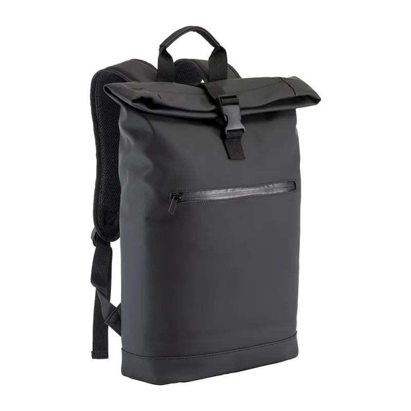 Rucsac pentru laptop din PU moale, rezistent la apă (15") – cu personalizare logo