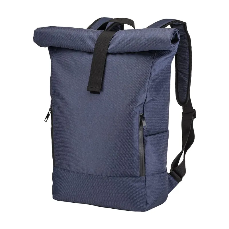 Rucsac pentru laptop din poliester reciclat, vopsit cu vopsele ecologice – cu personalizare logo