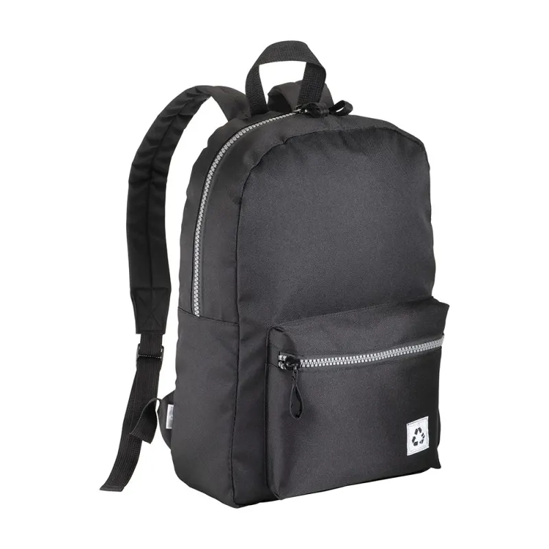 Rucsac pentru laptop din PET reciclat, cu efect melanj – cu personalizare logo