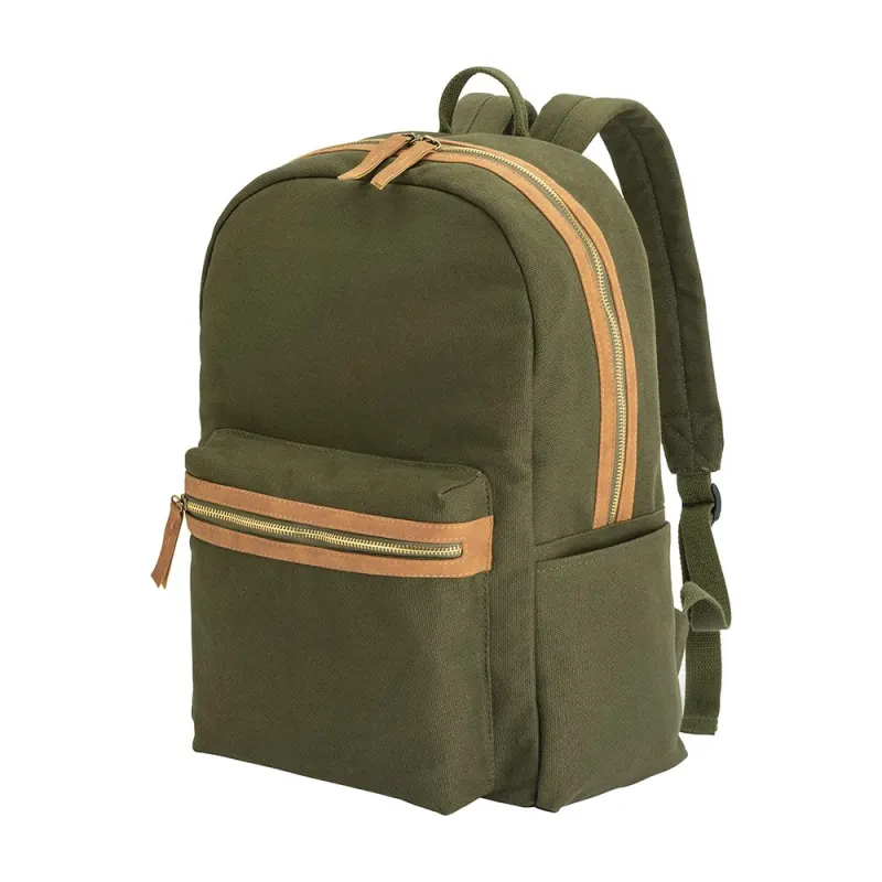Rucsac din pânză reciclată, cu compartiment căptușit pentru notebook – cu personalizare logo