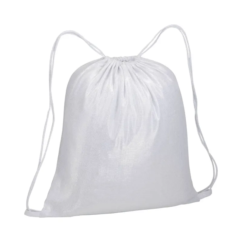 Rucsac strălucitor din policoton, 150 g/m², 37 x 42 cm – cu personalizare logo